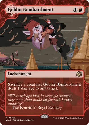 Goblin Bombardment (Borderless)